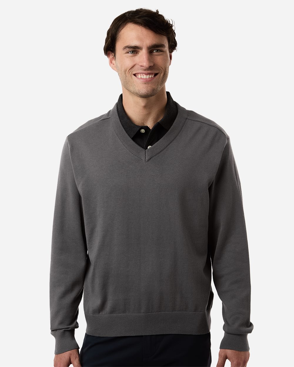 Devon & Jones Men's New Classics V-Neck Sweater - DG445