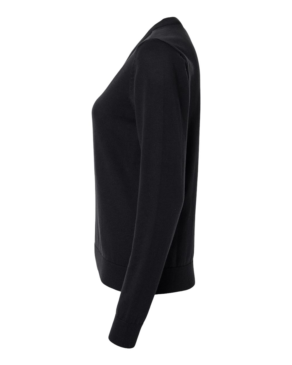 Devon & Jones Women's New Classics V-Neck Sweater - DG445W Black