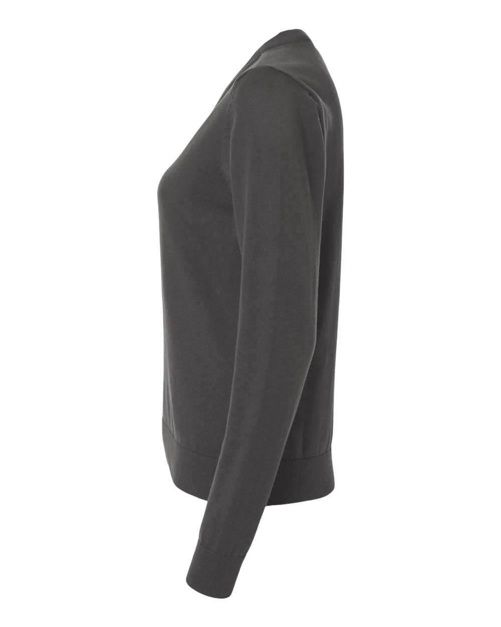 Devon & Jones Women's New Classics V-Neck Sweater - DG445W Graphite