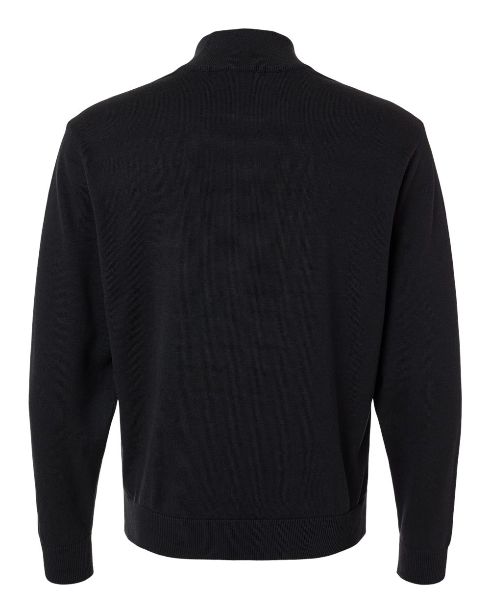 Devon & Jones Men's New Classics Quarter-Zip Sweater - DG446 Black