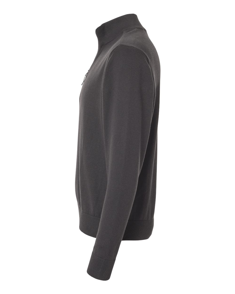 Devon & Jones Men's New Classics Quarter-Zip Sweater - DG446 Graphite