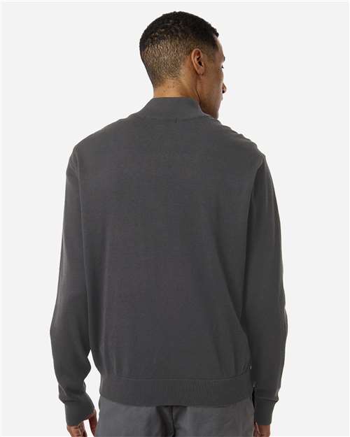 Devon & Jones Men's New Classics Quarter-Zip Sweater - DG446 Graphite