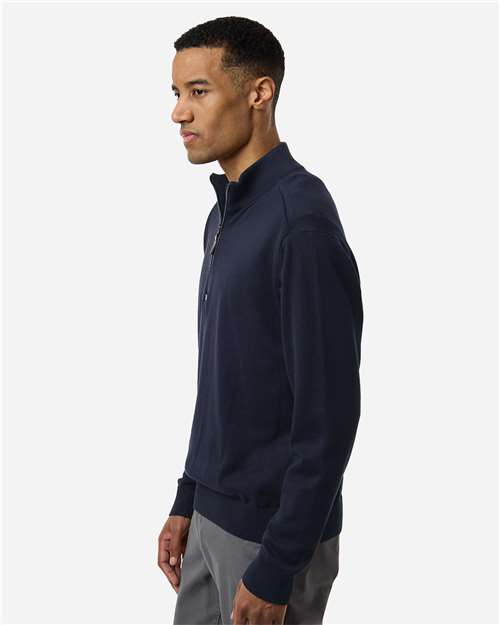 Devon & Jones Men's New Classics Quarter-Zip Sweater - DG446 Navy
