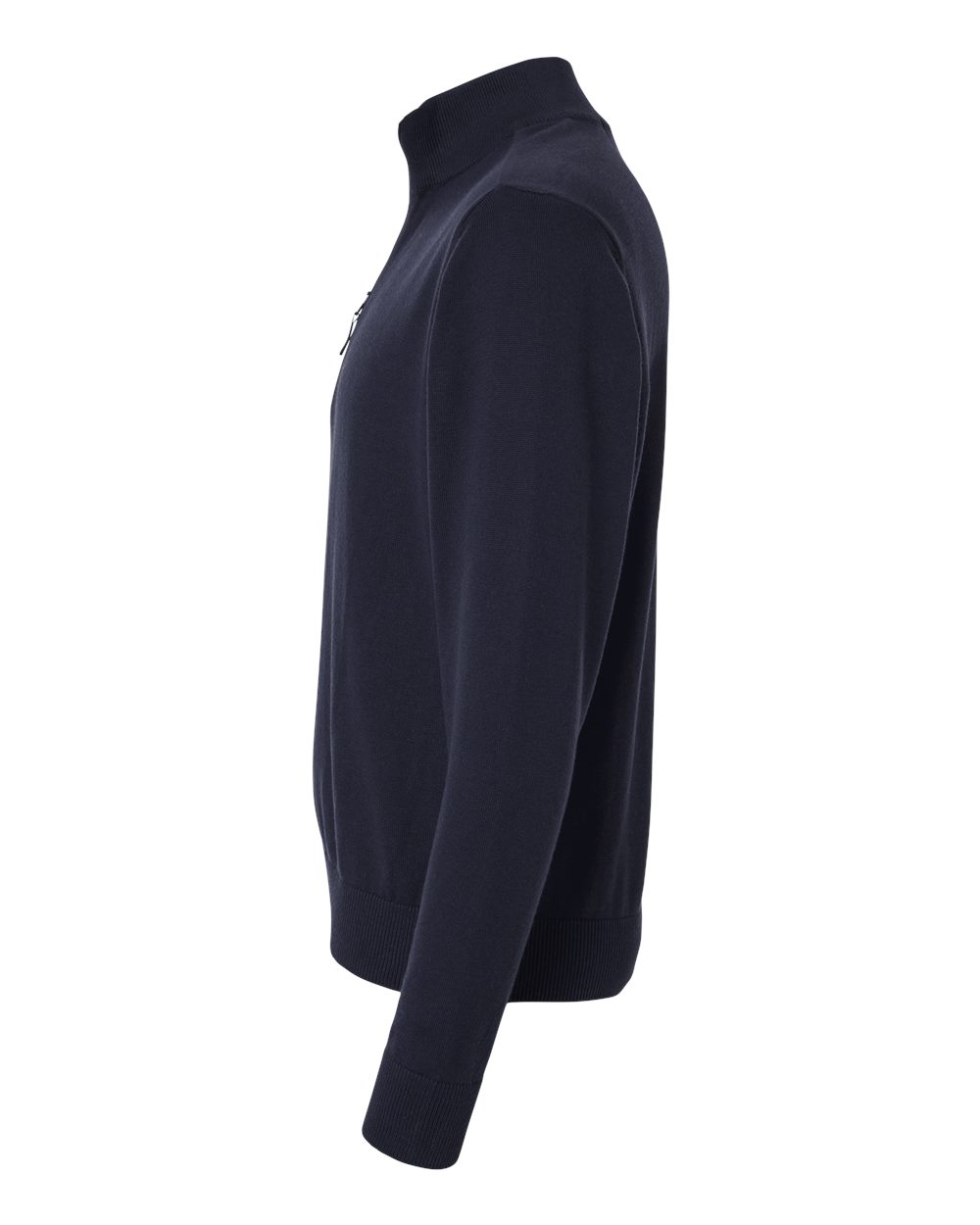 Devon & Jones Men's New Classics Quarter-Zip Sweater - DG446 Navy