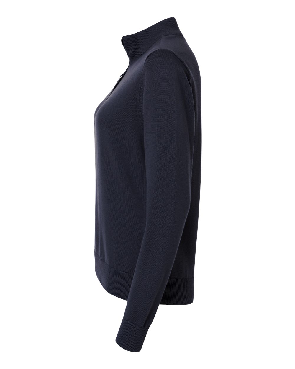 Devon & Jones Women's New Classics Quarter-Zip Sweater - DG446W Navy