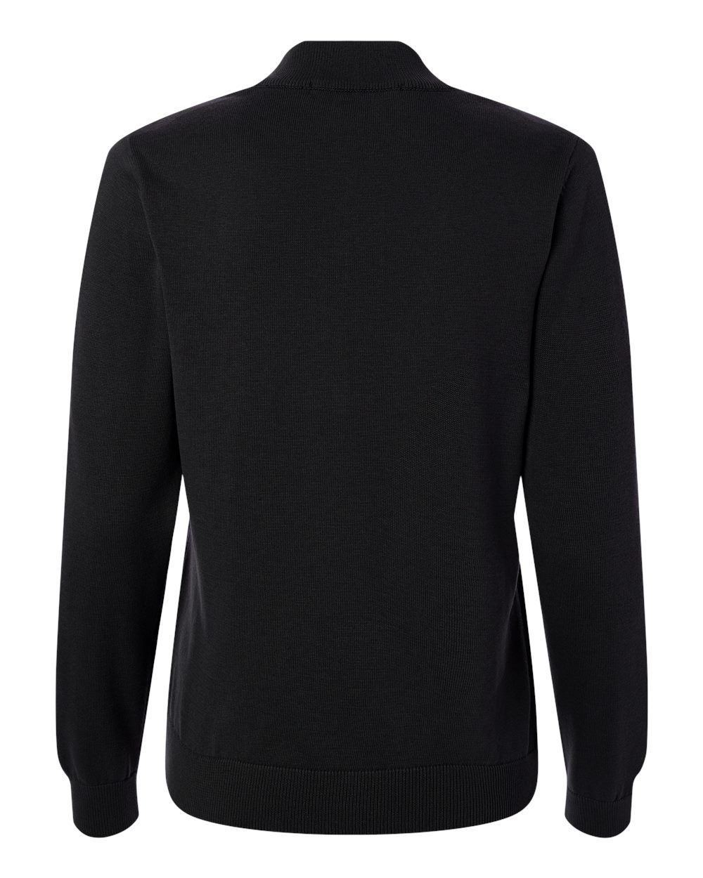Devon & Jones Women's New Classics Quarter-Zip Sweater - DG446W Black