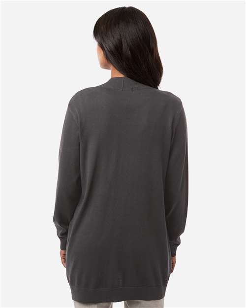 Devon & Jones Women's New Classics Open Cardigan Sweater - DG447W Graphite