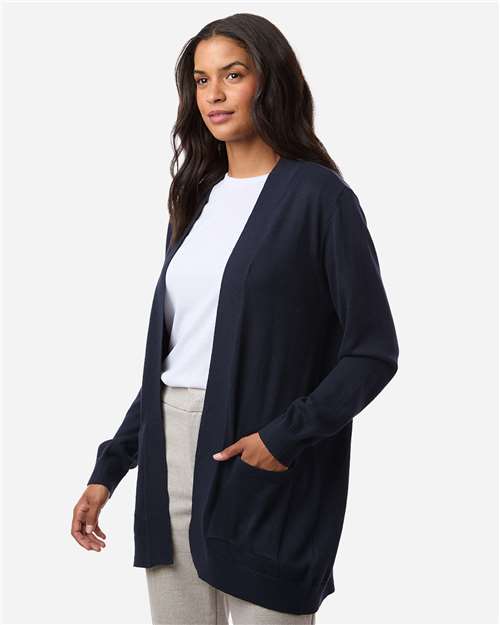 Devon & Jones Women's New Classics Open Cardigan Sweater - DG447W Navy