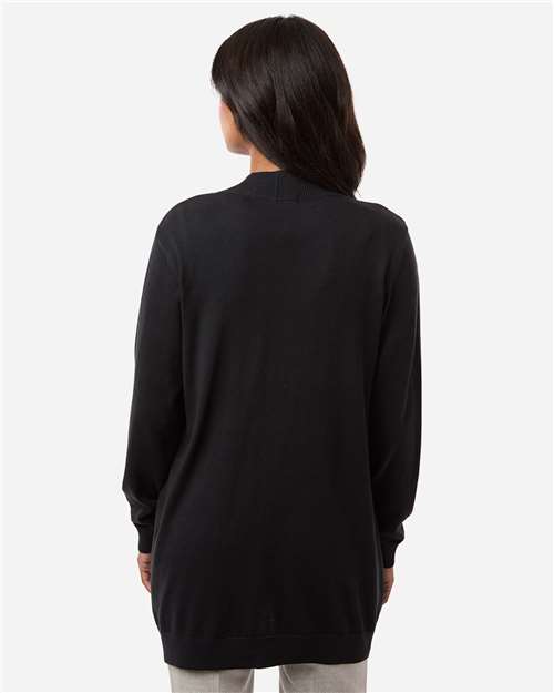 Devon & Jones Women's New Classics Open Cardigan Sweater - DG447W Black