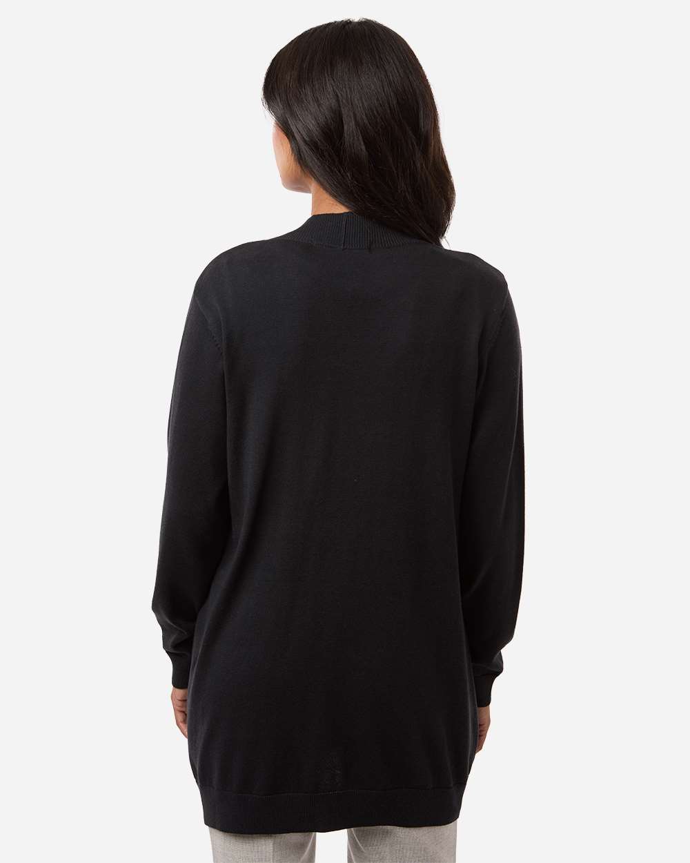 Devon & Jones Women's New Classics Open Cardigan Sweater - DG447W Black