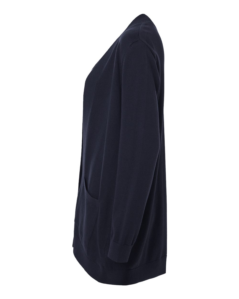 Devon & Jones Women's New Classics Open Cardigan Sweater - DG447W Navy