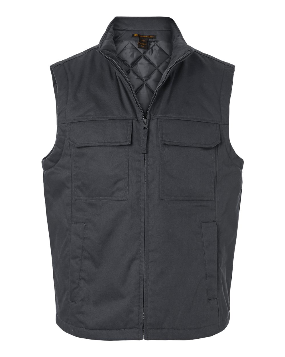 Harriton Unisex ClimaBloc® Station Vest - M723 Dark Charcoal
