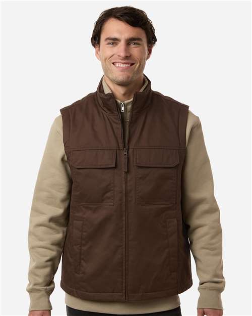 Harriton Unisex ClimaBloc® Station Vest - M723 Dark Mocha