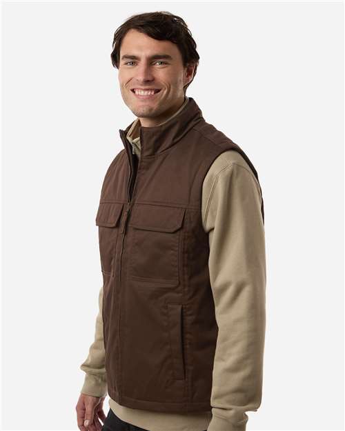 Harriton Unisex ClimaBloc® Station Vest - M723 Dark Mocha