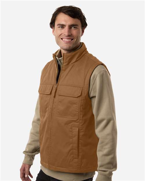 Harriton Unisex ClimaBloc® Station Vest - M723 Duck Brown