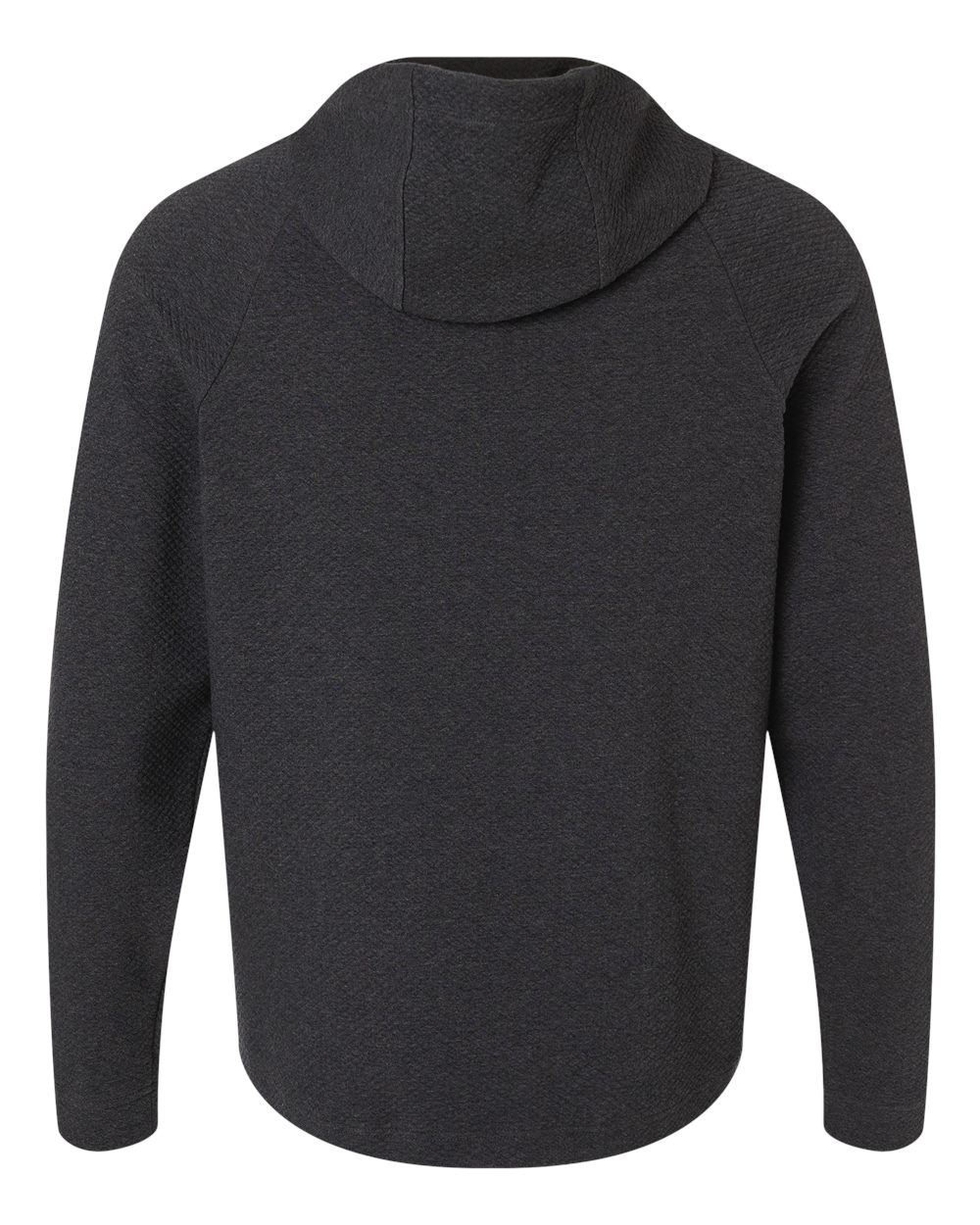 North End Men's Spirit Textured Hooded Pullover - NE729 Black Heather