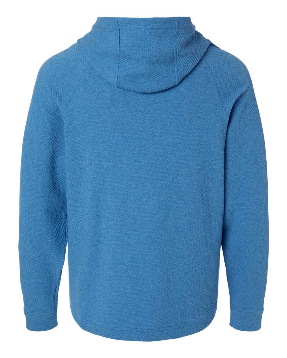 North End Men's Spirit Textured Hooded Pullover - NE729 Light Nautical Blue Heather