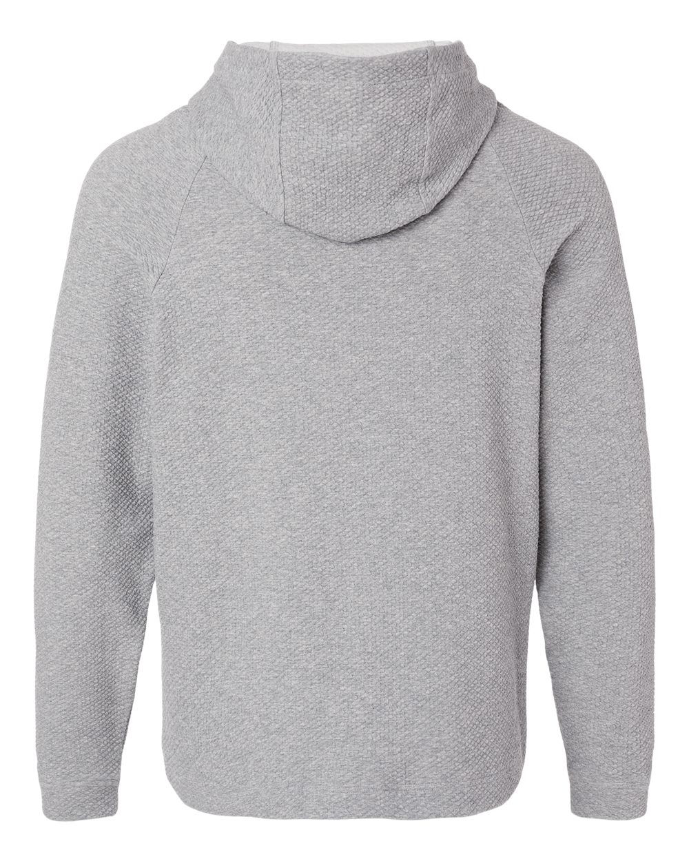 North End Men's Spirit Textured Hooded Pullover - NE729 Platinum Heather