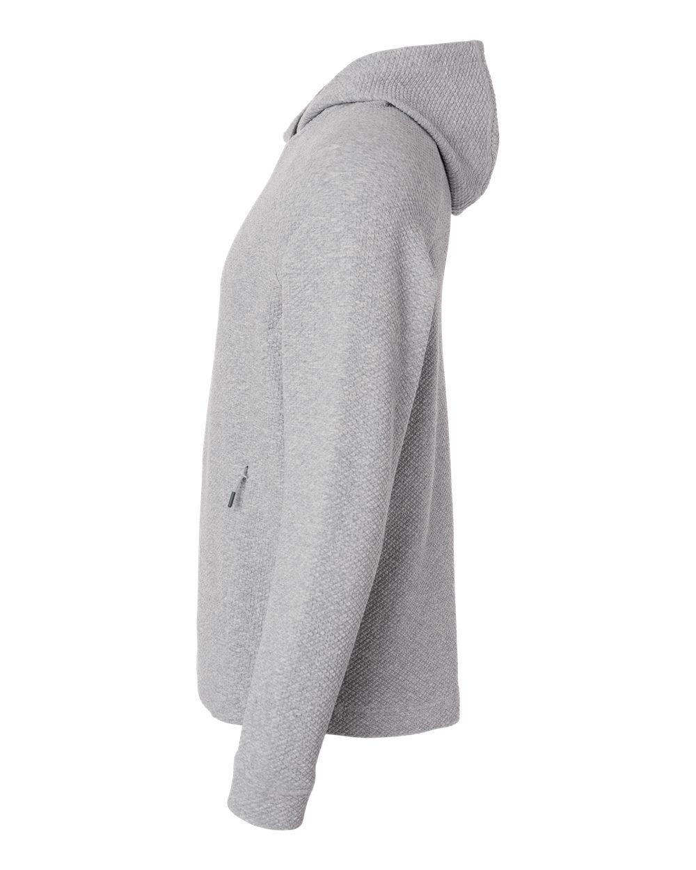 North End Men's Spirit Textured Hooded Pullover - NE729 Platinum Heather
