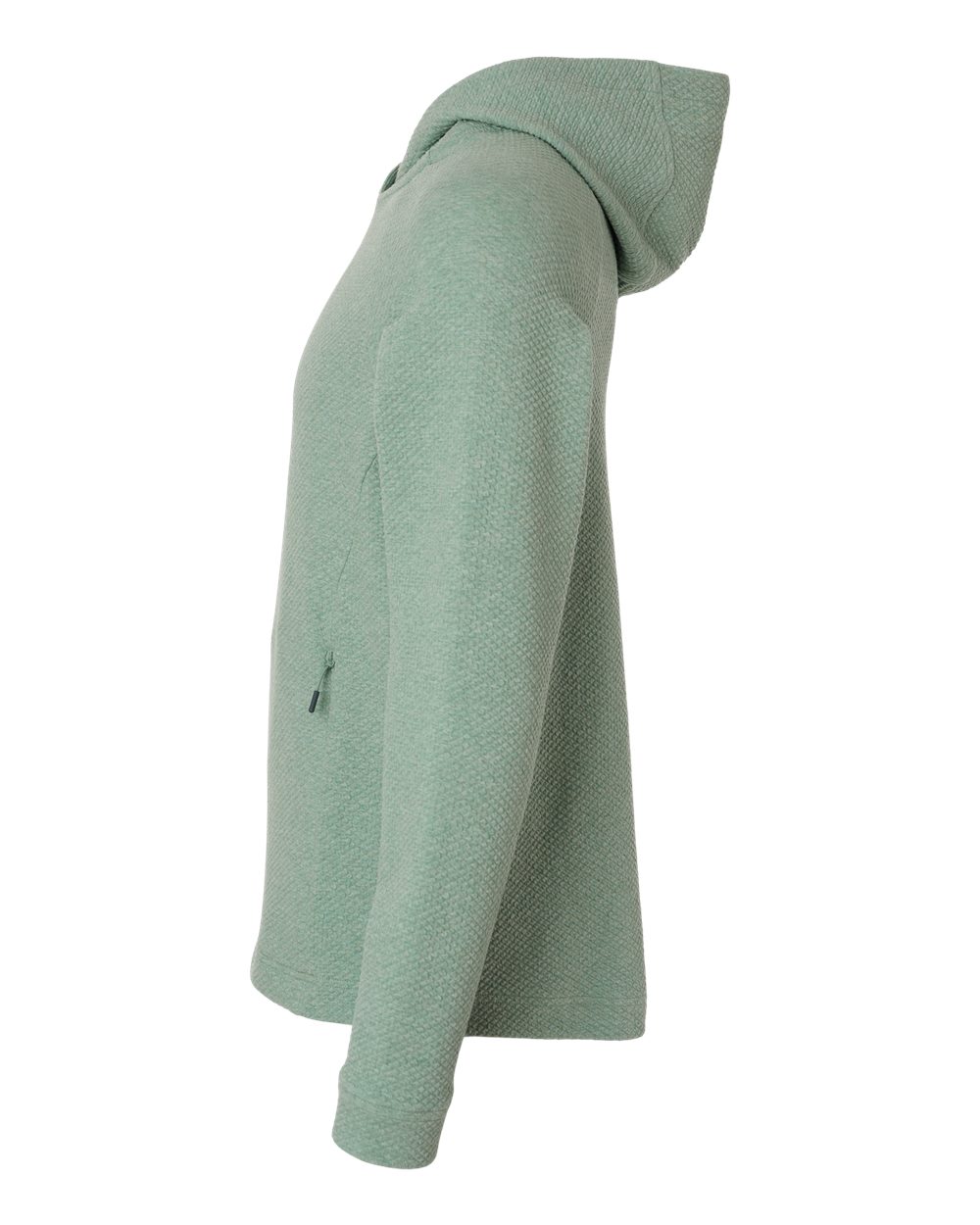 North End Men's Spirit Textured Hooded Pullover - NE729 Sage Green Heather
