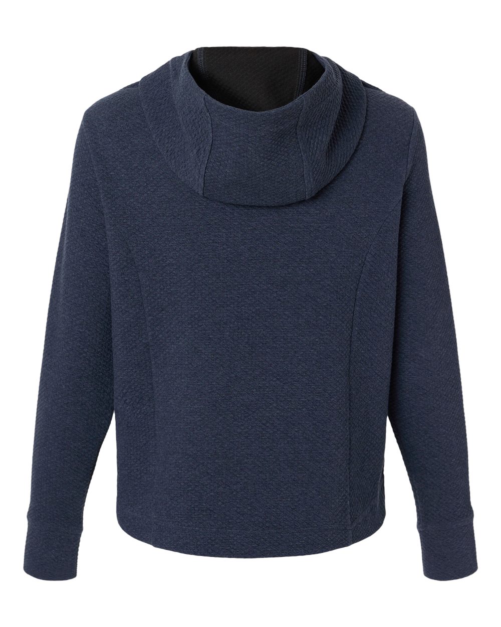 North End Women's Spirit Textured Hooded Pullover - NE729W Classic Navy Heather