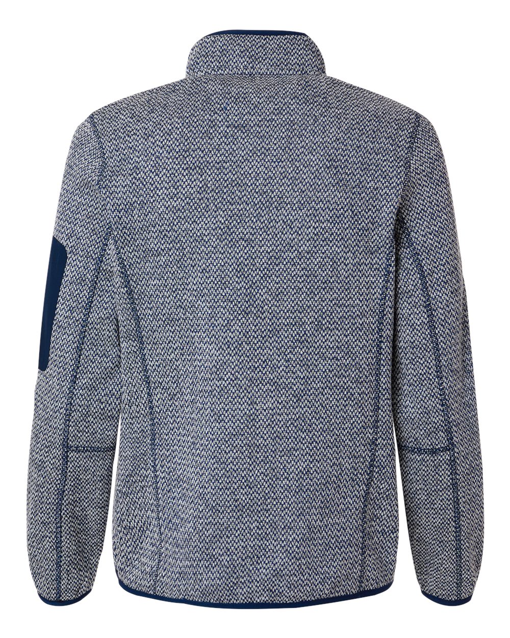 North End Women's Jasper Full-Zip Fleece Jacket - NE730W Classic Navy- White