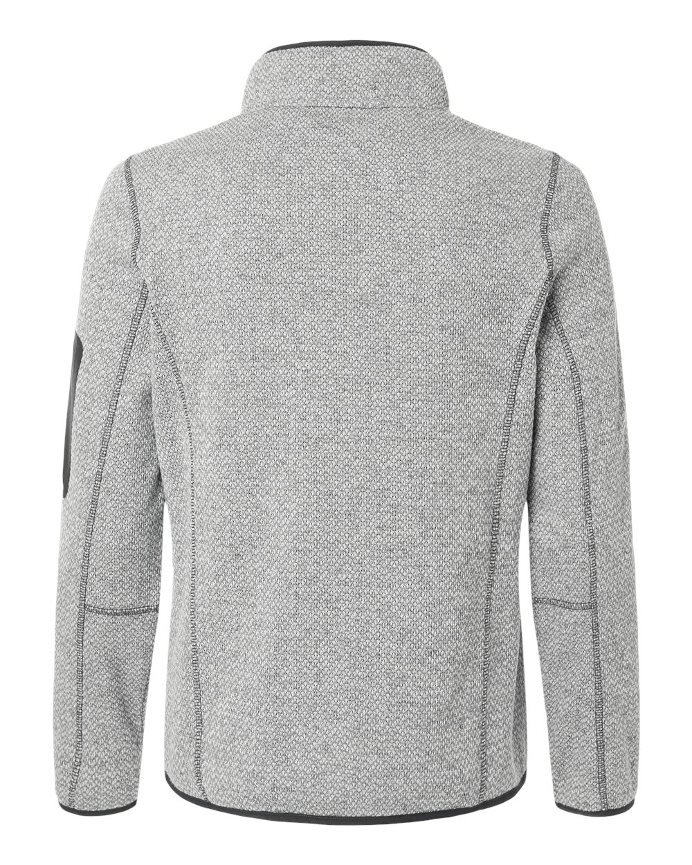 North End Women's Jasper Full-Zip Fleece Jacket - NE730W Grey- White