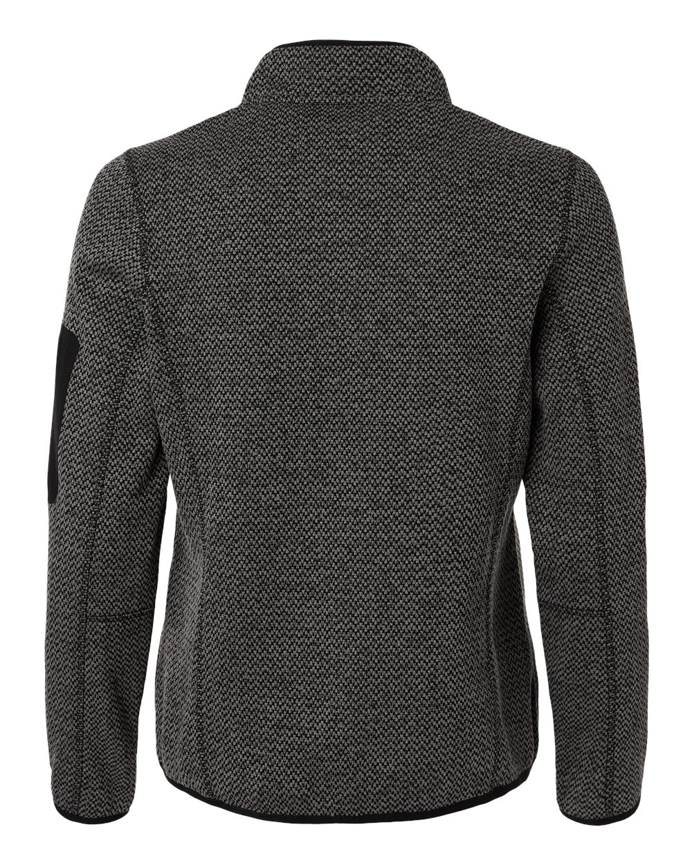North End Women's Jasper Full-Zip Fleece Jacket - NE730W Black- Grey