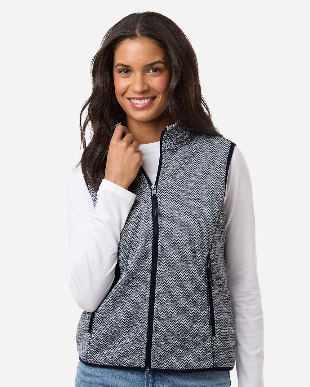 Stormtech Women's Jasper Jacquard Fleece Vest - NE731W