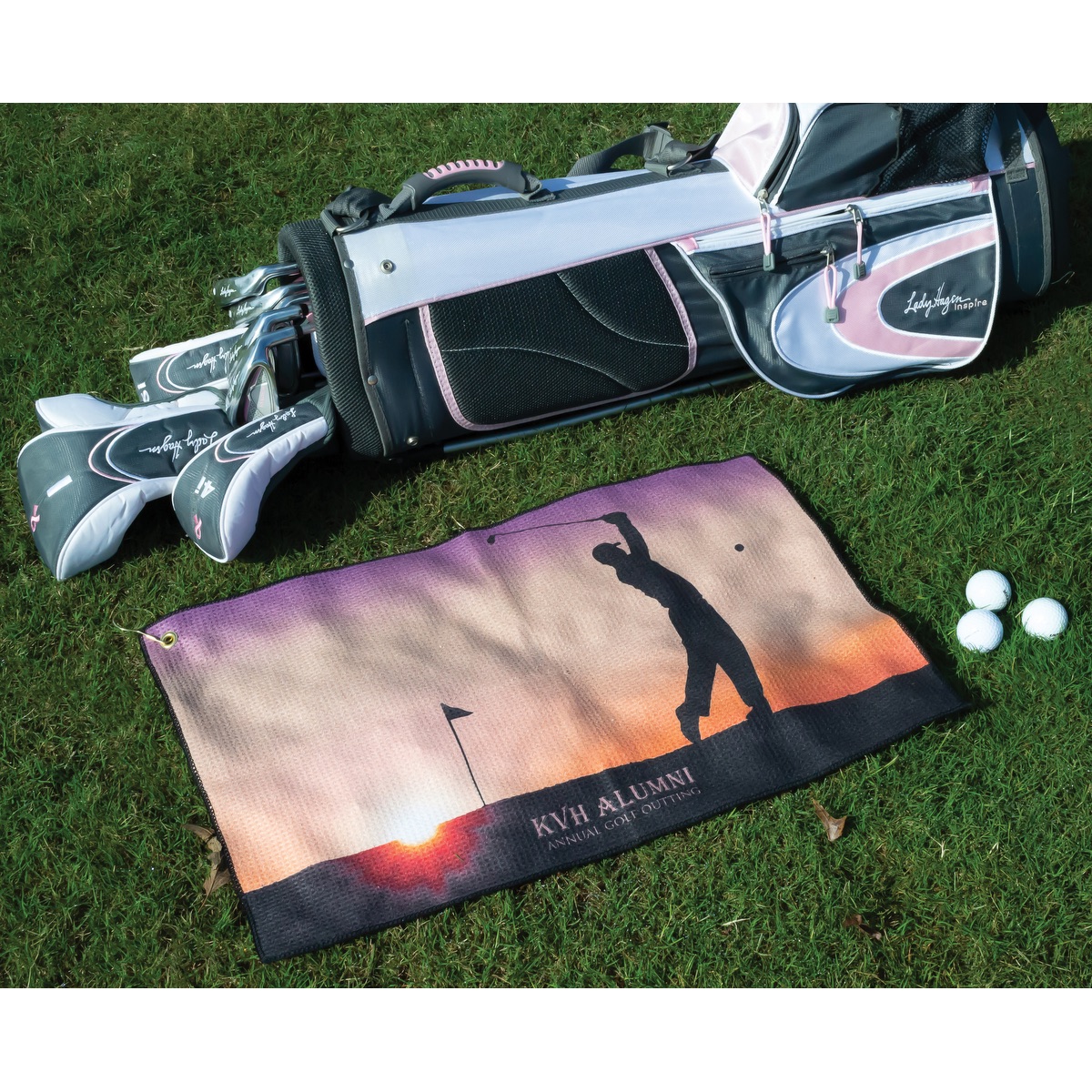  Microfiber Waffle Golf Towel - MW26TGCGSLCE
