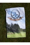Microfiber Waffle Golf Towel - MW26TGCGSLCE White