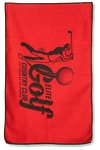 Microfiber Waffle Golf Towel - MW26TGCGSLCE red