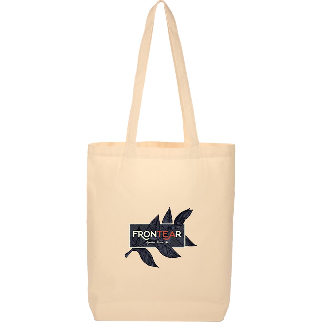 Bullet Cove 5oz Organic Cotton Tote - SM-5233 Natural