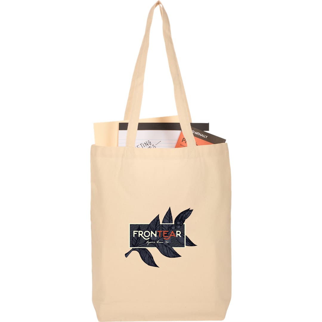 Bullet Cove 5oz Organic Cotton Tote - SM-5233 Natural