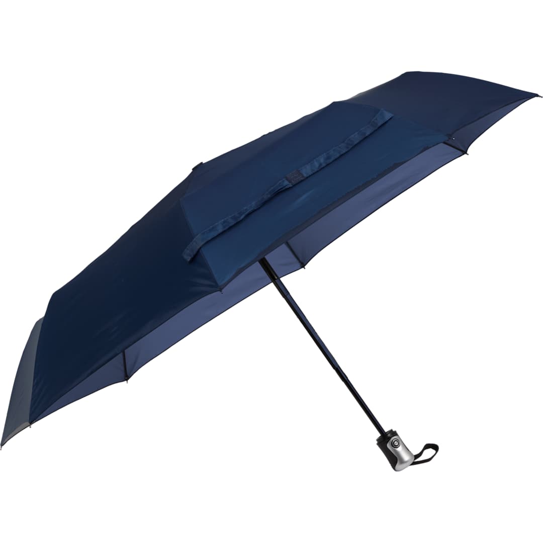 42" Folding Auto Open/Close Umbrella - SM-8179 Blue