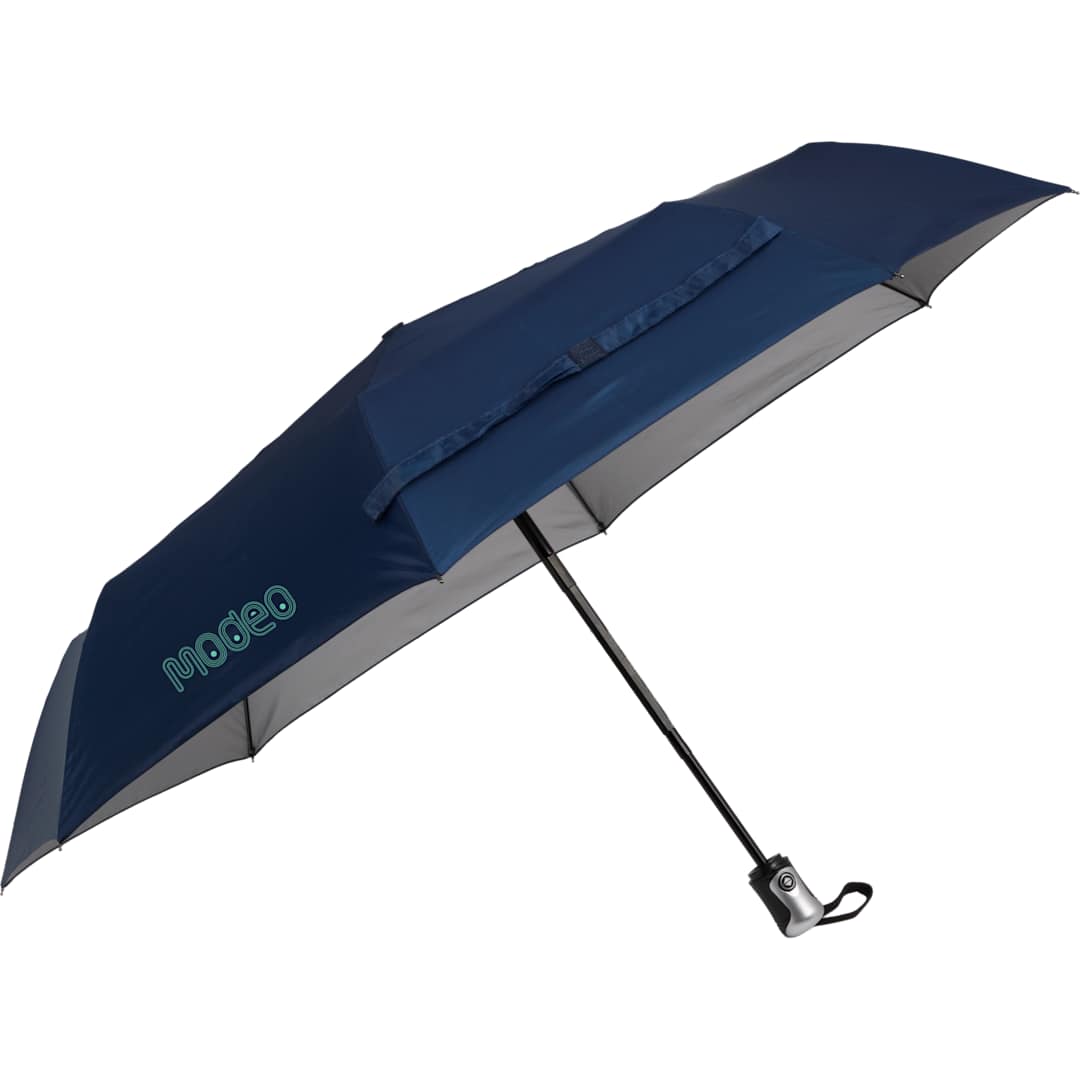 42" Folding Auto Open/Close Umbrella - SM-8179 Blue
