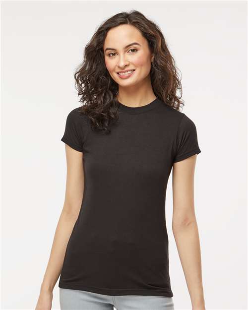 M&O Women's Deluxe Blend T-Shirt - 3540 - 3540M Black