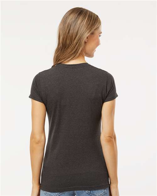 M&O Women's Deluxe Blend T-Shirt - 3540 - 3540M Heather Graphite