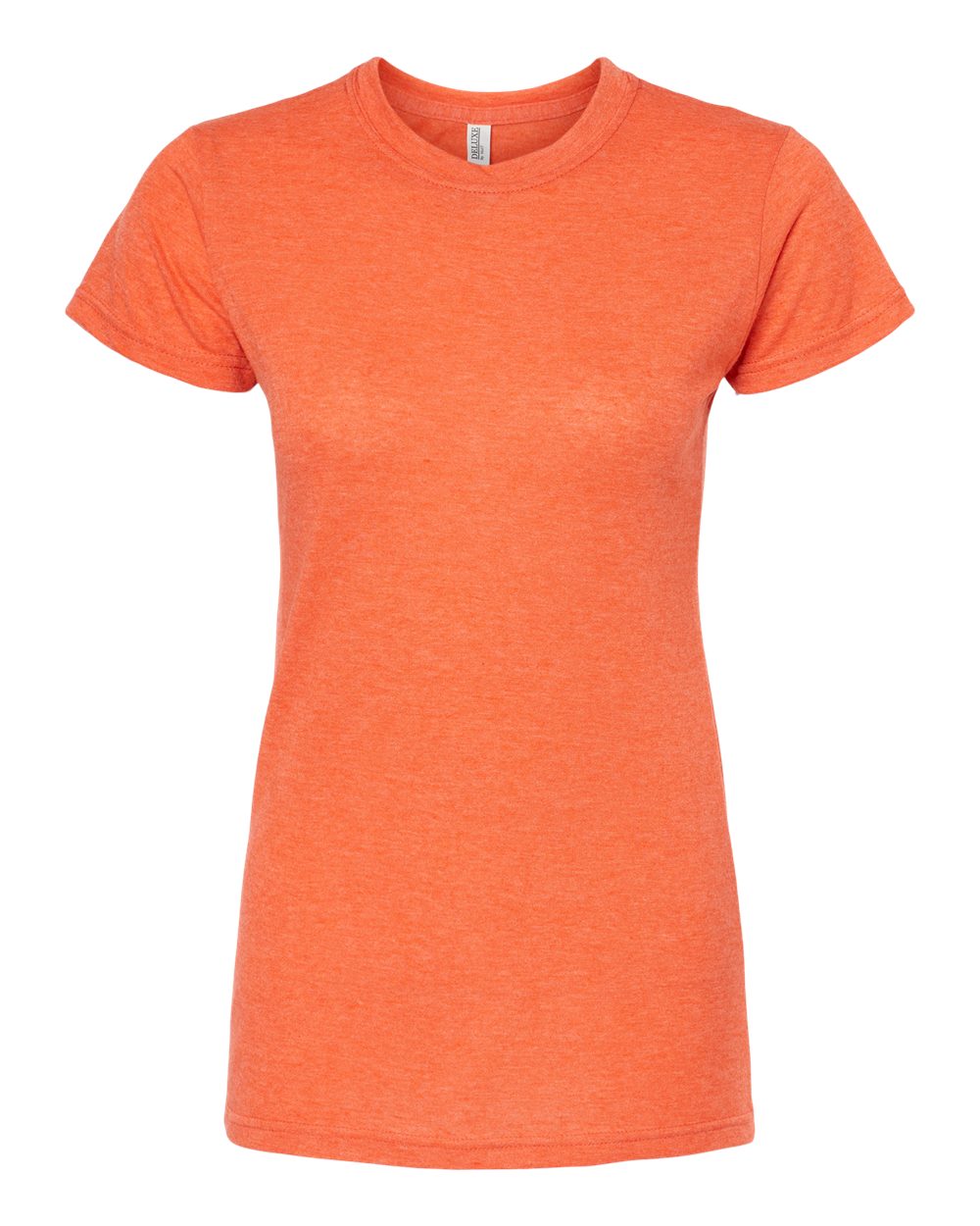 M&O Women's Deluxe Blend T-Shirt - 3540 - 3540M Heather Orange