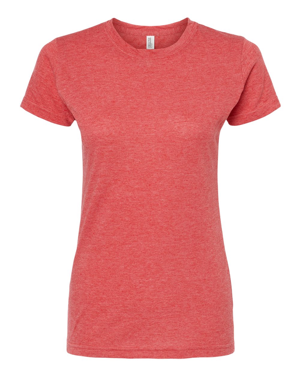 M&O Women's Deluxe Blend T-Shirt - 3540 - 3540M Heather Red
