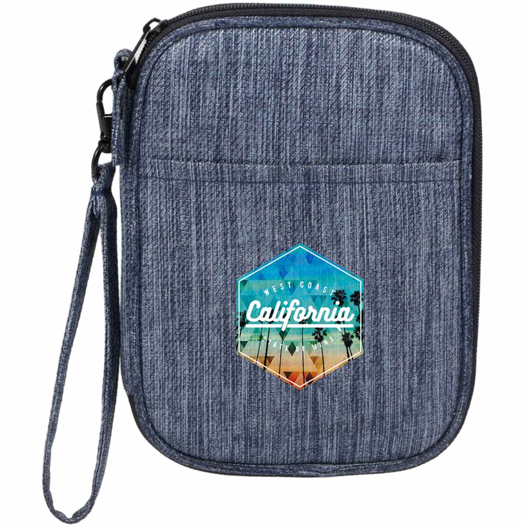 The Goods The Goods 2.0 Recycled Travel Wallet - SM-8252 Blue