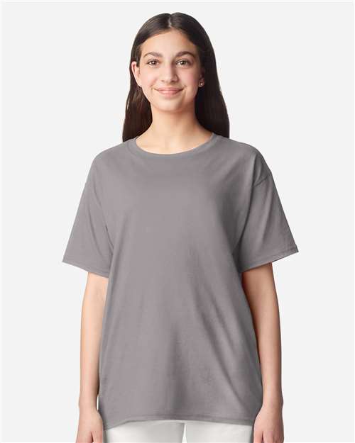 Gildan Youth Light Cotton T-Shirt - 3000B Gravel