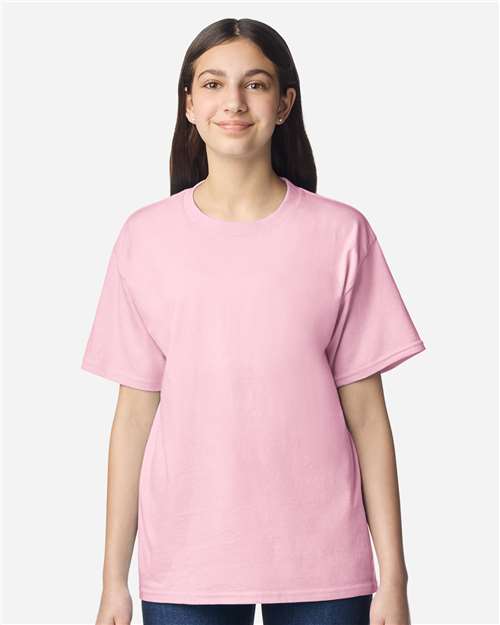 Gildan Youth Light Cotton T-Shirt - 3000B Light Pink