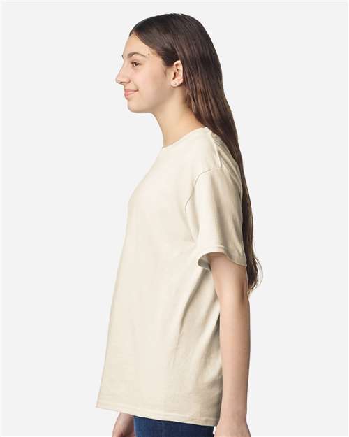 Gildan Youth Light Cotton T-Shirt - 3000B Natural