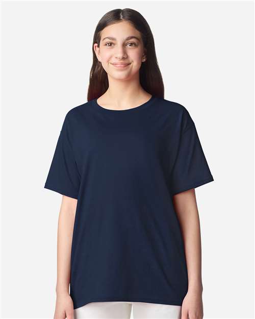 Gildan Youth Light Cotton T-Shirt - 3000B Navy