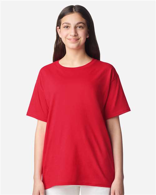 Gildan Youth Light Cotton T-Shirt - 3000B Red