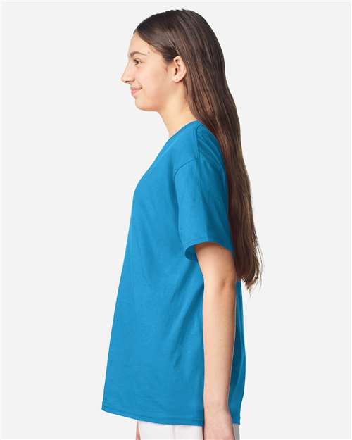 Gildan Youth Light Cotton T-Shirt - 3000B Sapphire