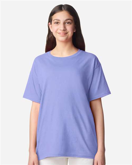 Gildan Youth Light Cotton T-Shirt - 3000B Violet