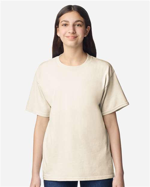 Gildan Youth Light Cotton T-Shirt - 3000B Natural