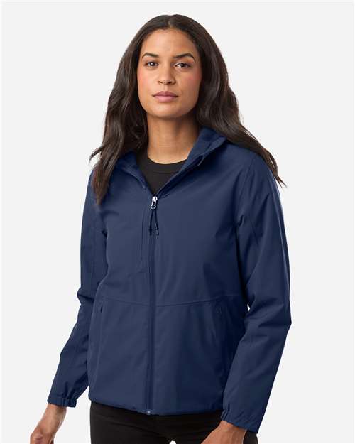 Core365 Women's Barrier All Season Jacket - CE812W Classic Navy